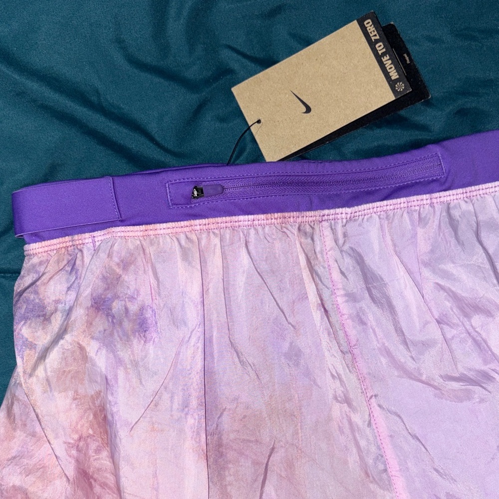 Nike Repel Trail Pink and Purple Active Shorts - Picture 6 of 8